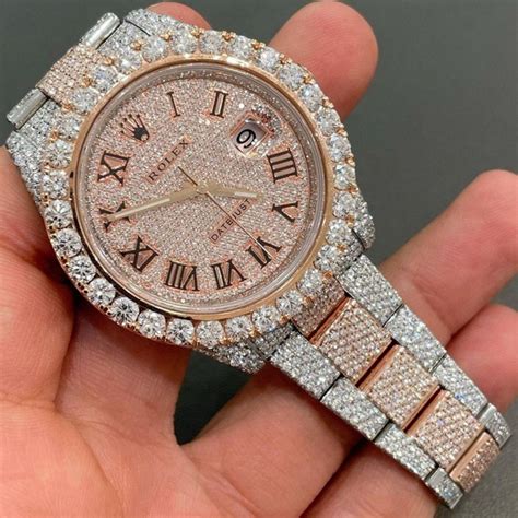 moissanite replica watches|moissanite iced out watches.